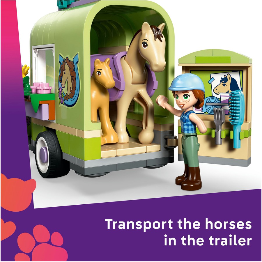 LEGO Friends Horse & Baby Foal Trailer 42695