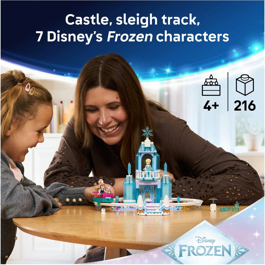 LEGO Disney Elsa’s Ice Castle & Snow Ride Adventure 43281