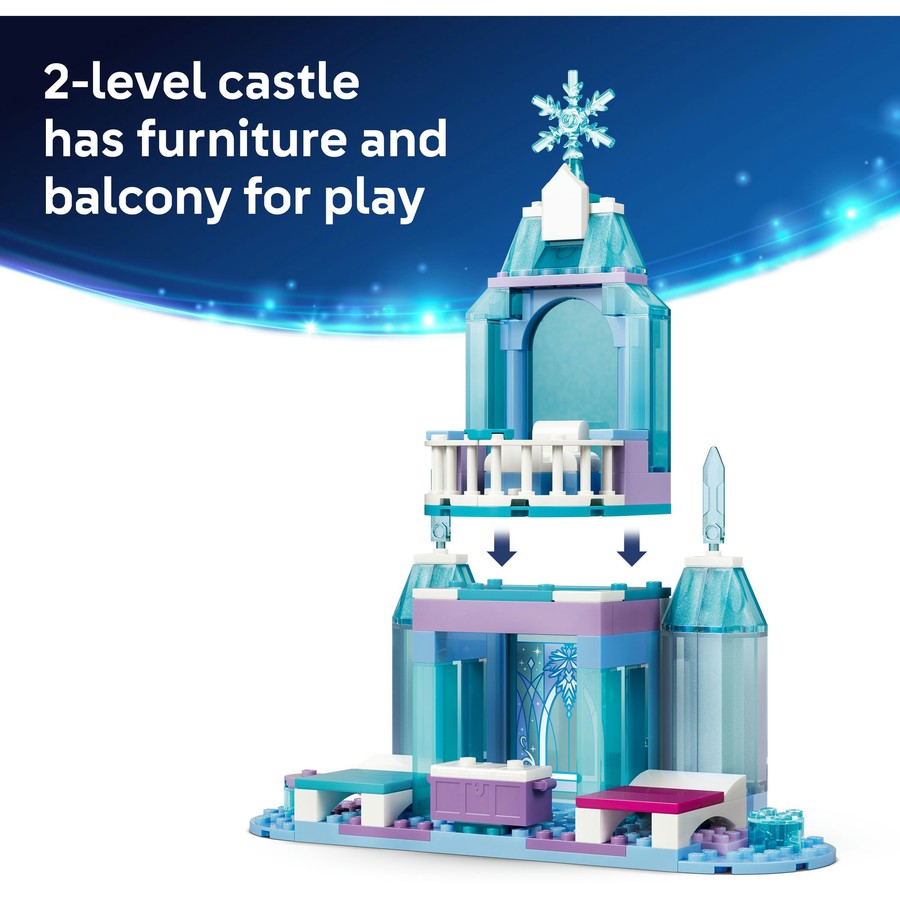 LEGO Disney Elsa’s Ice Castle & Snow Ride Adventure 43281