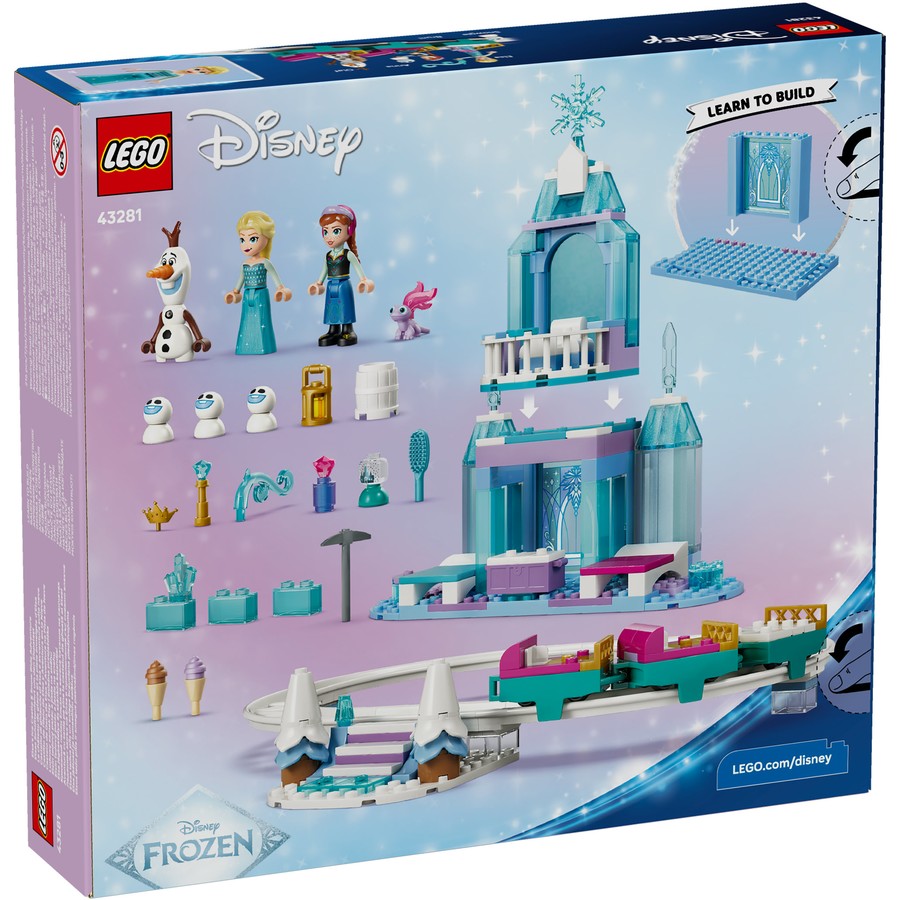 LEGO Disney Elsa’s Ice Castle & Snow Ride Adventure 43281