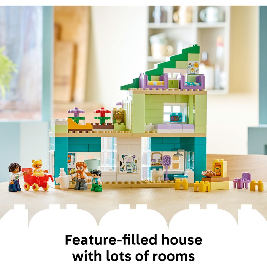 DUPLO by LEGO 3 in 1 Modern Family House with Figures 10470