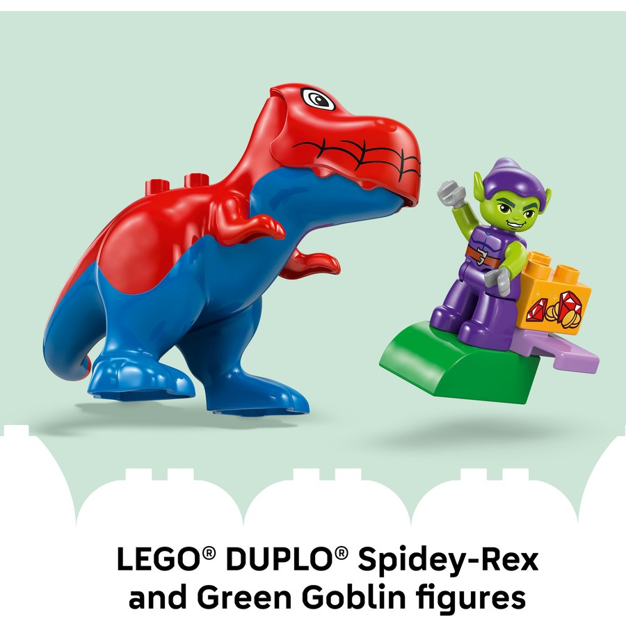 DUPLO by LEGO Marvel Dinosaur Spidey-Rex vs. Green Goblin 10463