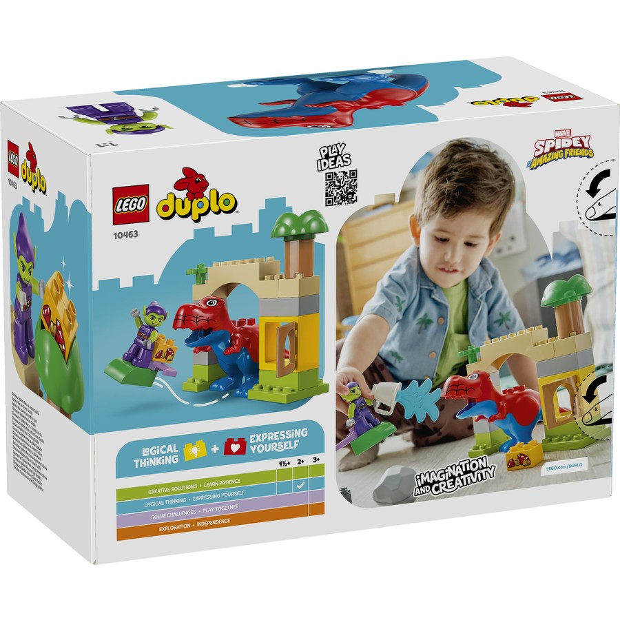 DUPLO by LEGO Marvel Dinosaur Spidey-Rex vs. Green Goblin 10463