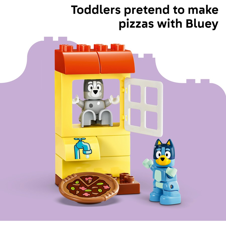DUPLO by LEGO Pizza Girls with Muffin and Bluey 10469