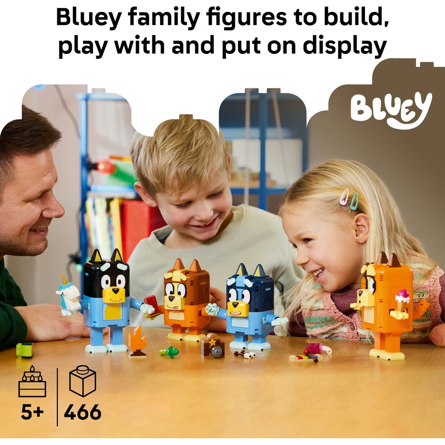 LEGO Brick-Built Bluey Family 11217