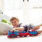 Green Toys Train Blue with Carriages