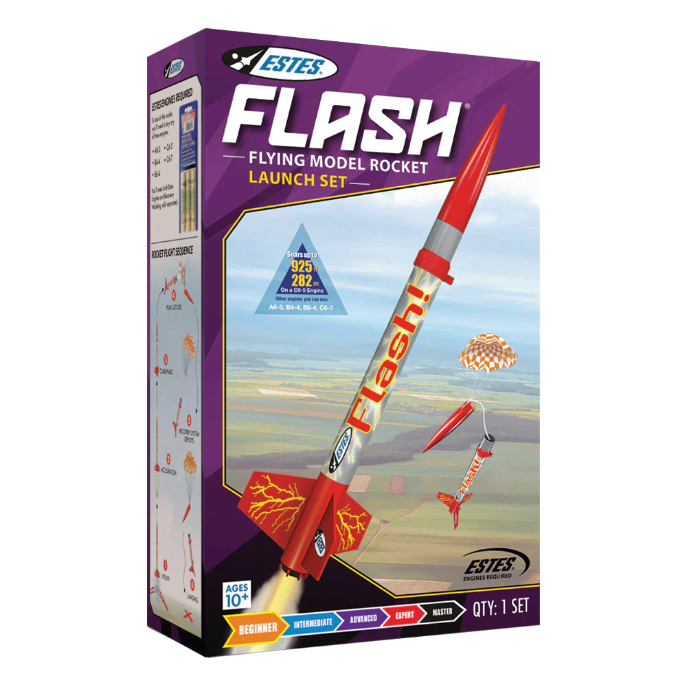 Estes Rockets Flash Estes Flash Model Rocket Launch Set – K and K Creative Toys