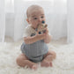 Living Textiles - Multi-Surface Teething Wheel | Steel Blue