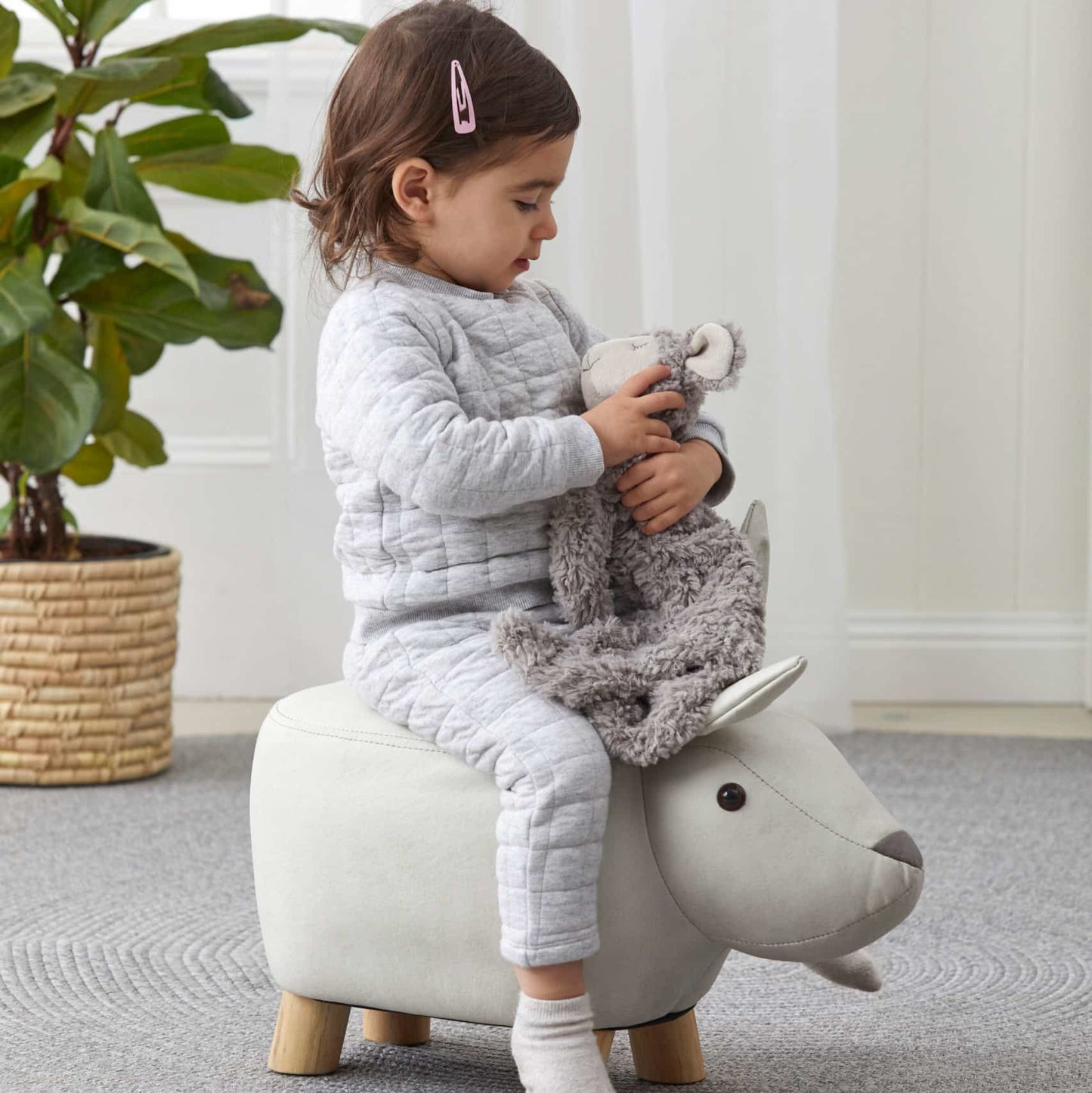 Jiggle & Giggle - Sheep Plush Comforter