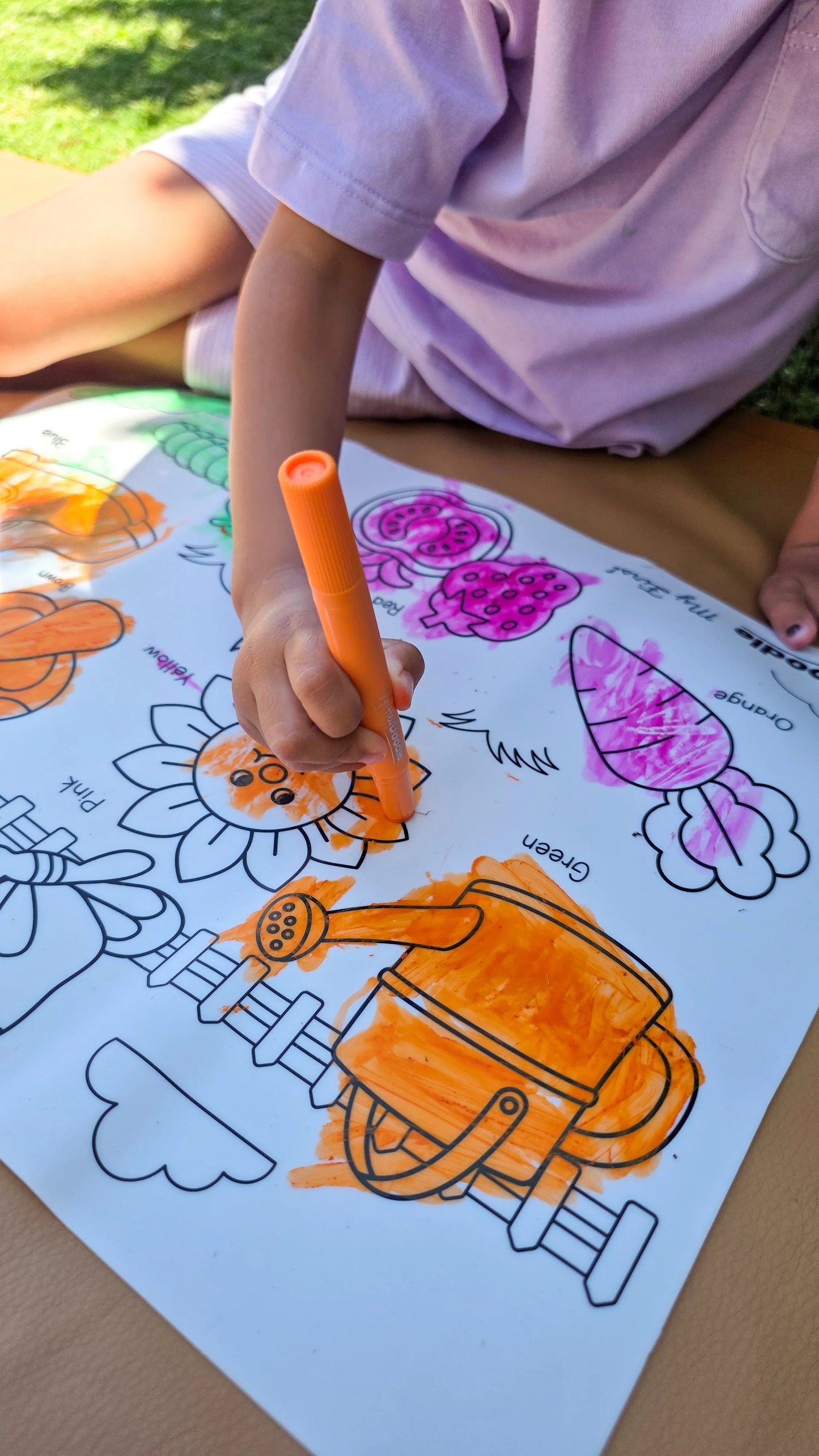 Hey Doodle - My First Colours | Colouring & Doodle Mat