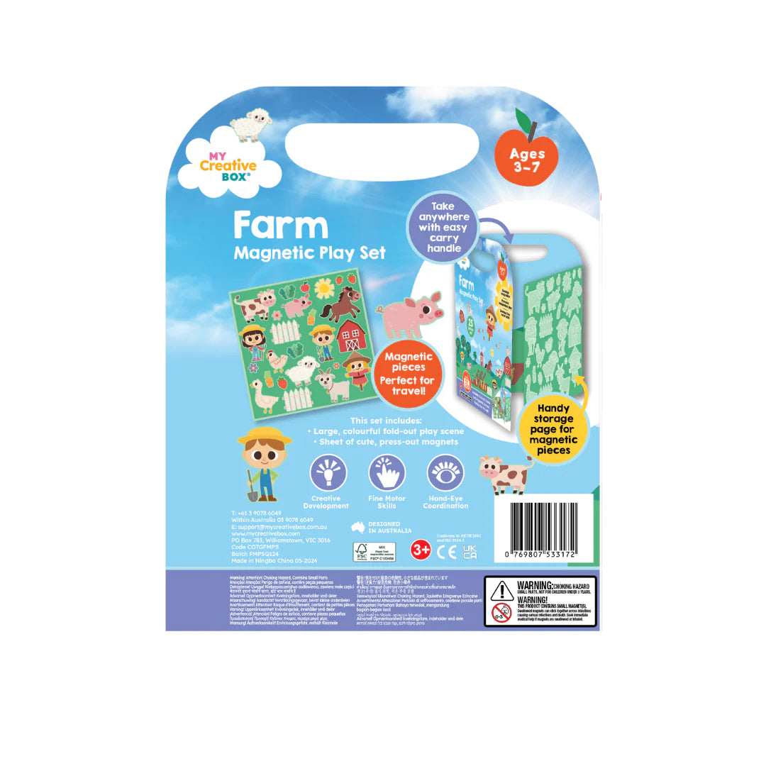 My Creative Box - Magnetic Play Set | Farm