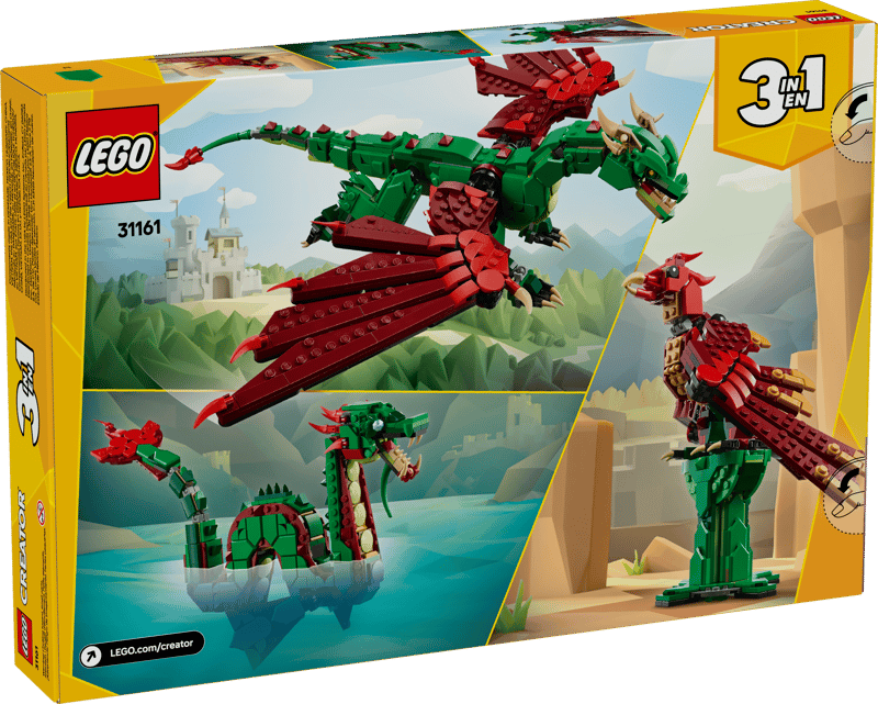 LEGO Creator 3 in 1: Medieval Dragon 31161