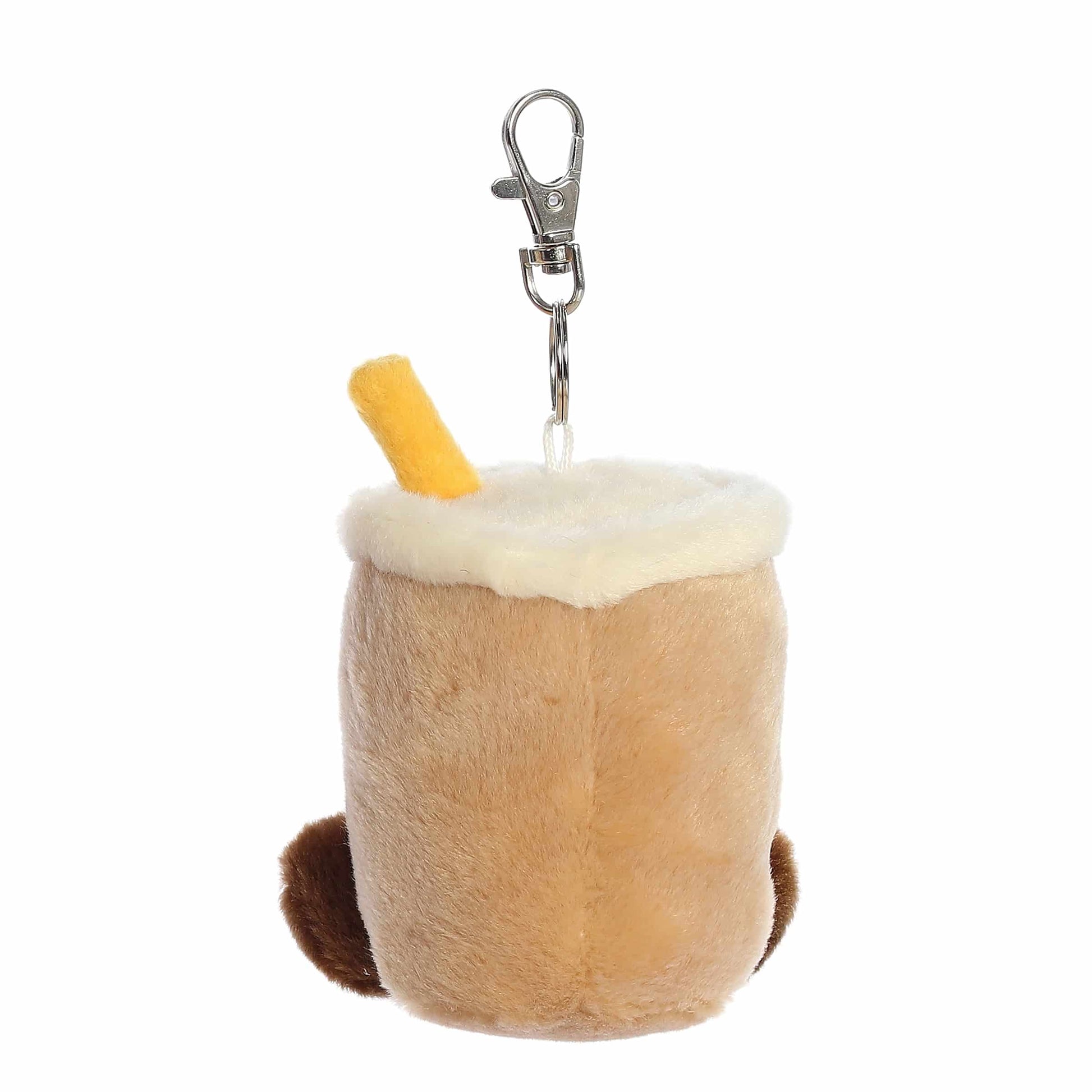 Palm Pals Clip-On Keychain - Milky Tea Boba