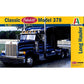 Italeri 1/24 Peterbilt 378 Long Hauler Scaled Plastic Model Kit