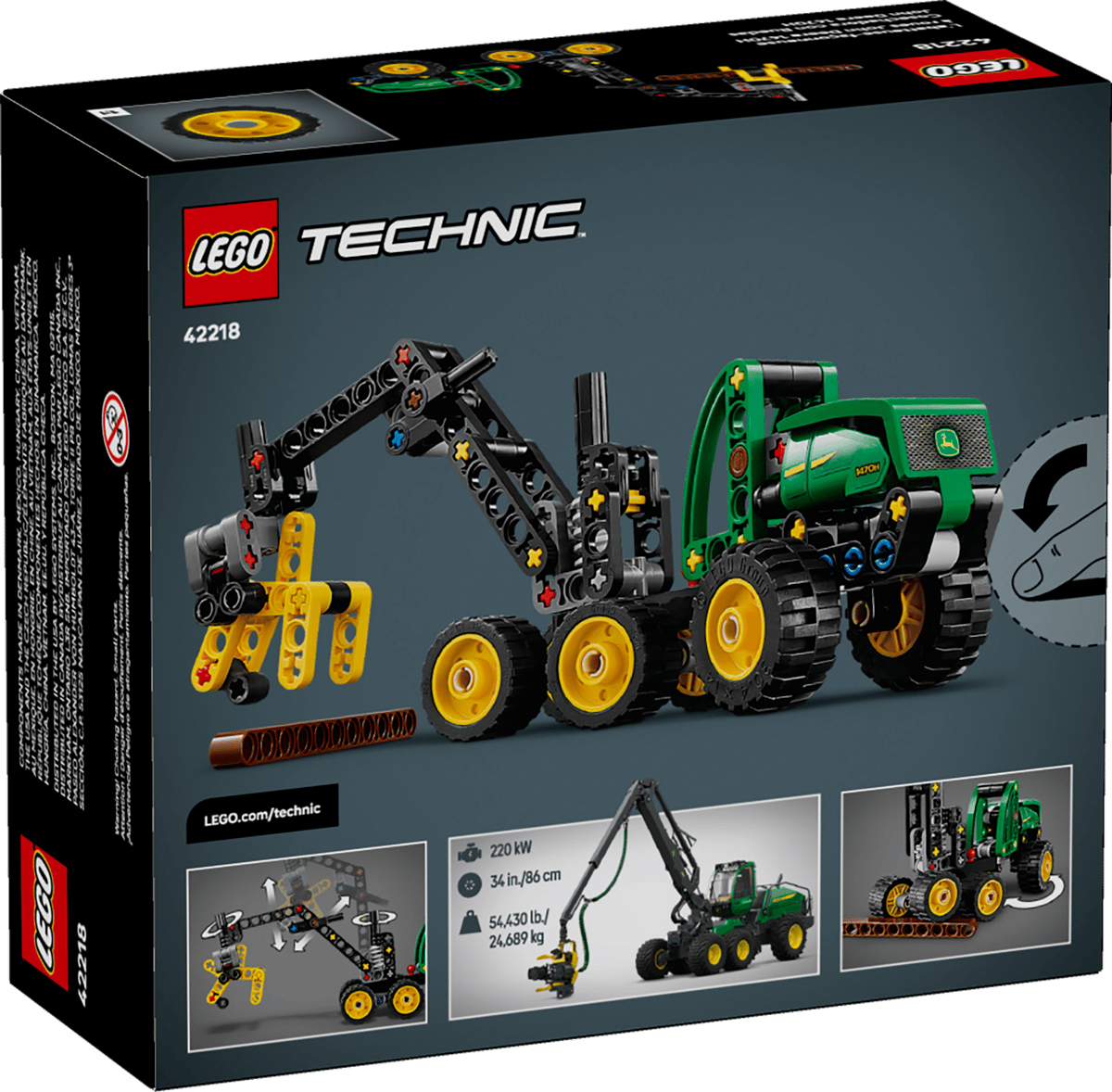 LEGO Technic John Deere 1470H Wheeled Harvester 42218