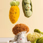 Living Textiles - 2 Pack Mini Market Brunch Stroller Toys | Carrot & Green Peas