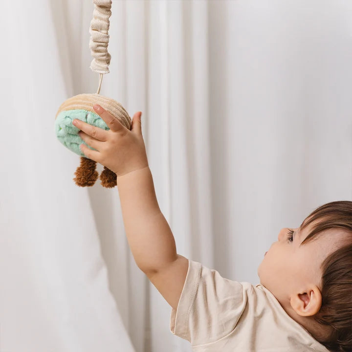 Living Textiles - 2 Pack Mini Market Brunch Stroller Toys | Boba Tea & Donut