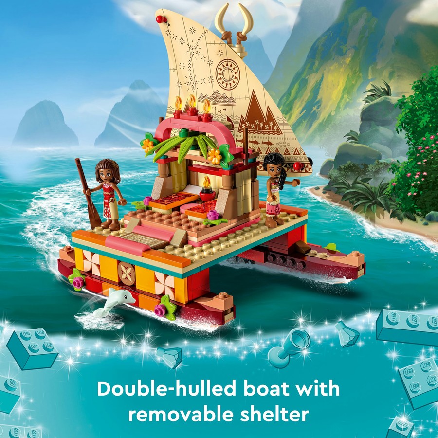 LEGO Disney Princess Moana's Wayfinding Boat 43210