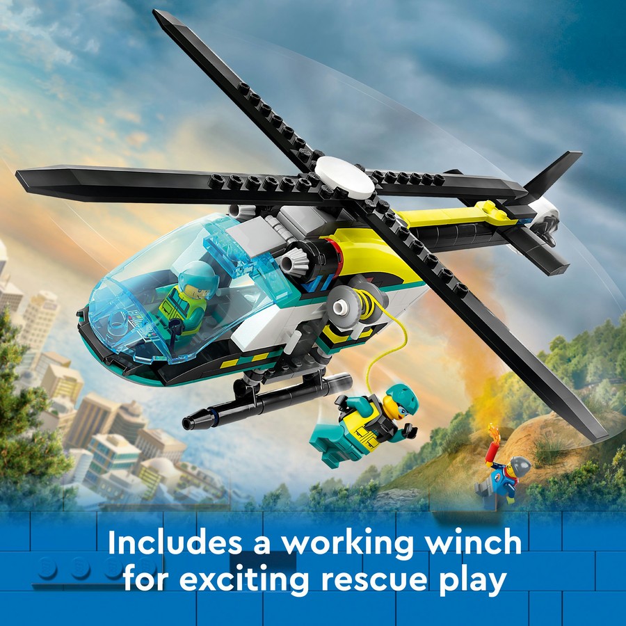 LEGO City Emergency Rescue Helicopter 60405