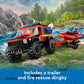 LEGO City 4x4 Fire Truck with Rescue Boat 60412
