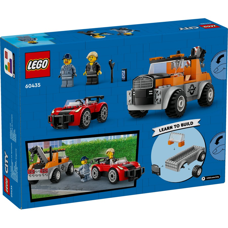 LEGO City Tow Truck and Sports Car Repair Toy Playset 60435
