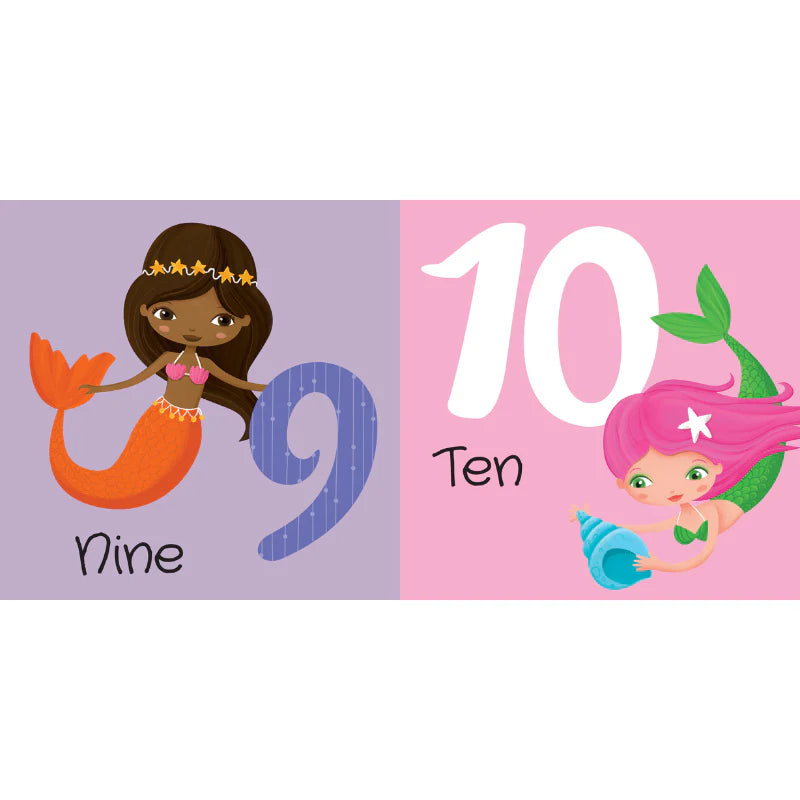 Sassi Puzzle and Book Set - Learn Numbers | Mermaids