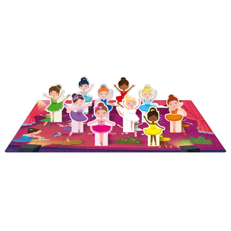 Sassi Puzzle and Book Set - Learn Colours | Ballerina