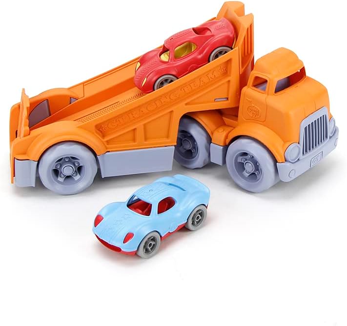 Green Toys Racing Truck with 2 Racers
