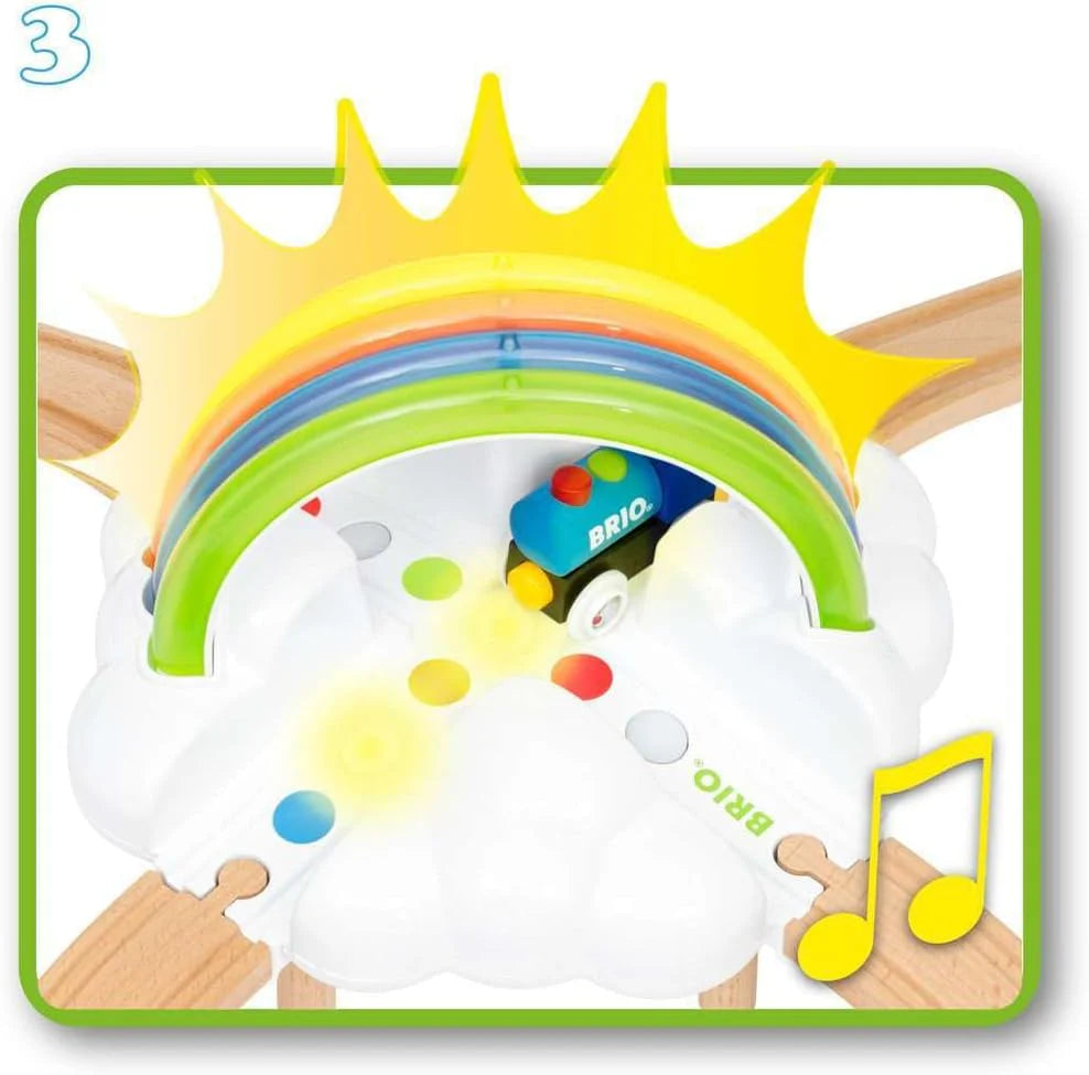 BRIO My First - Railway Light Up Rainbow Set