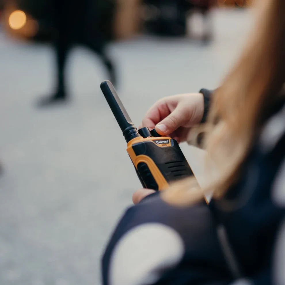 Kidytalk - Long Range Walkie Talkie | Green & Orange