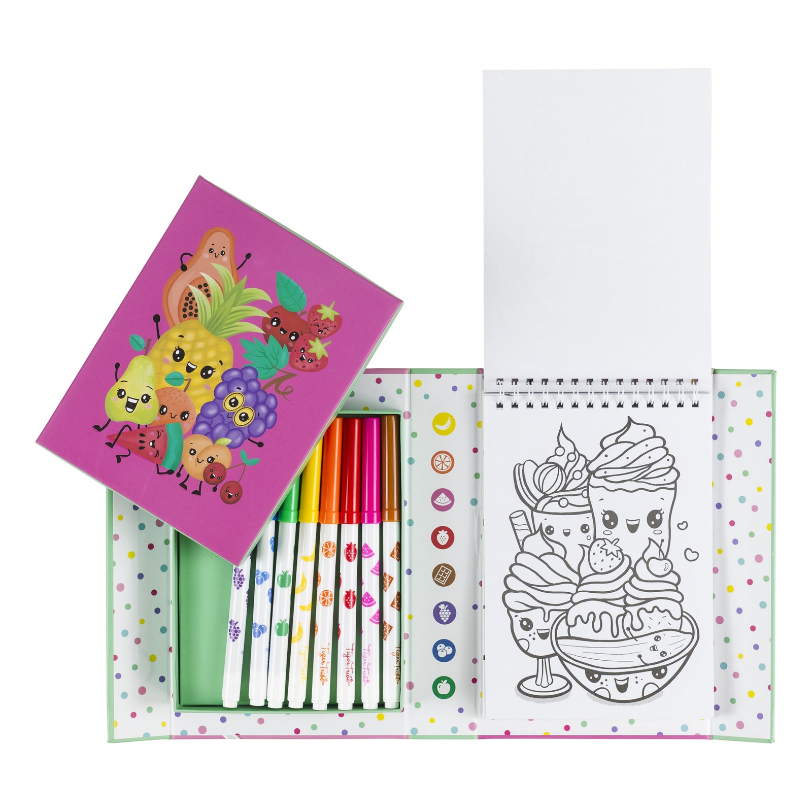 Tiger Tribe Scented Colouring Set - Fruity Cutie
