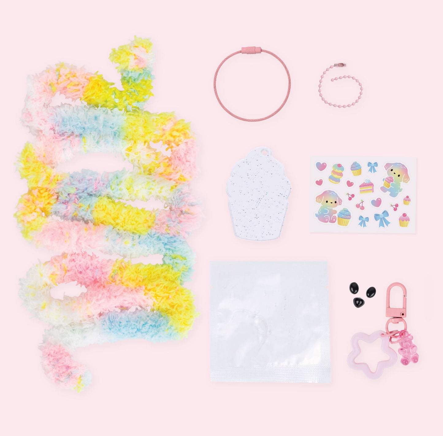 Tiger Tribe - Bag Charm Kit | Fluffy Dog