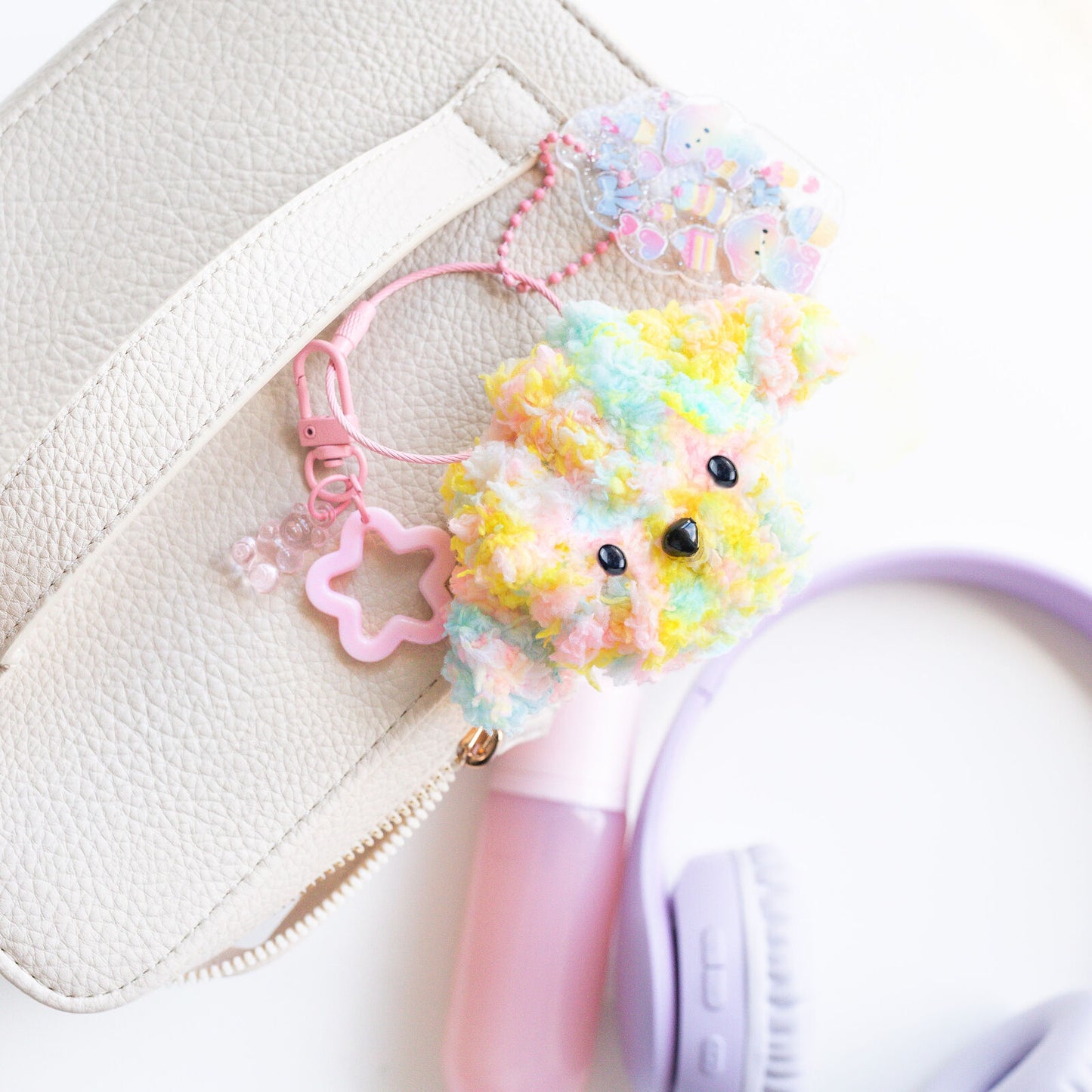 Tiger Tribe - Bag Charm Kit | Fluffy Dog