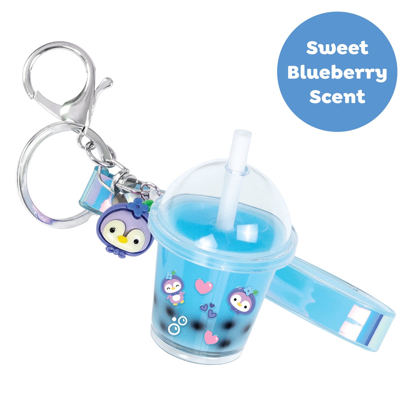 Tiger Tribe - Bag Charm Kit | Blueberry Bubble Tea