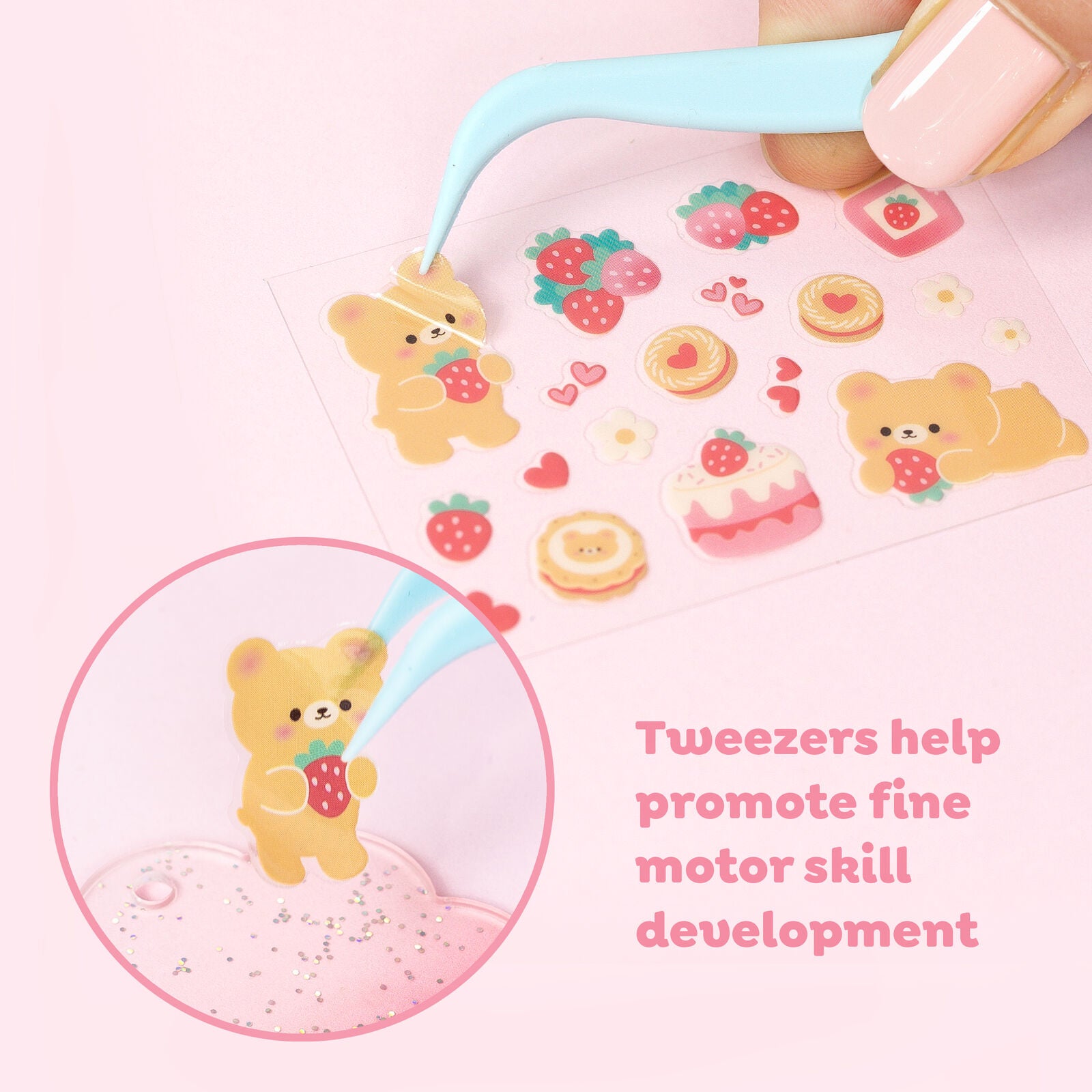 Tiger Tribe -  Sticker Craft Kit | Kawaii Bag Charms