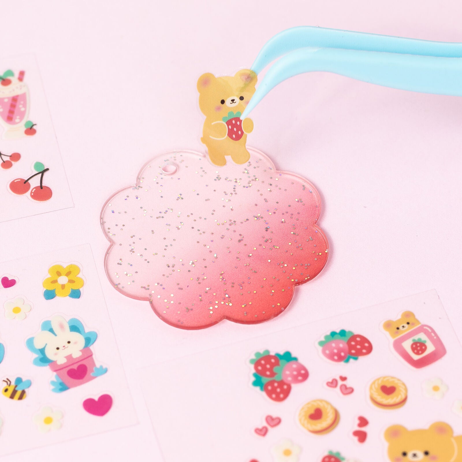 Tiger Tribe -  Sticker Craft Kit | Kawaii Bag Charms