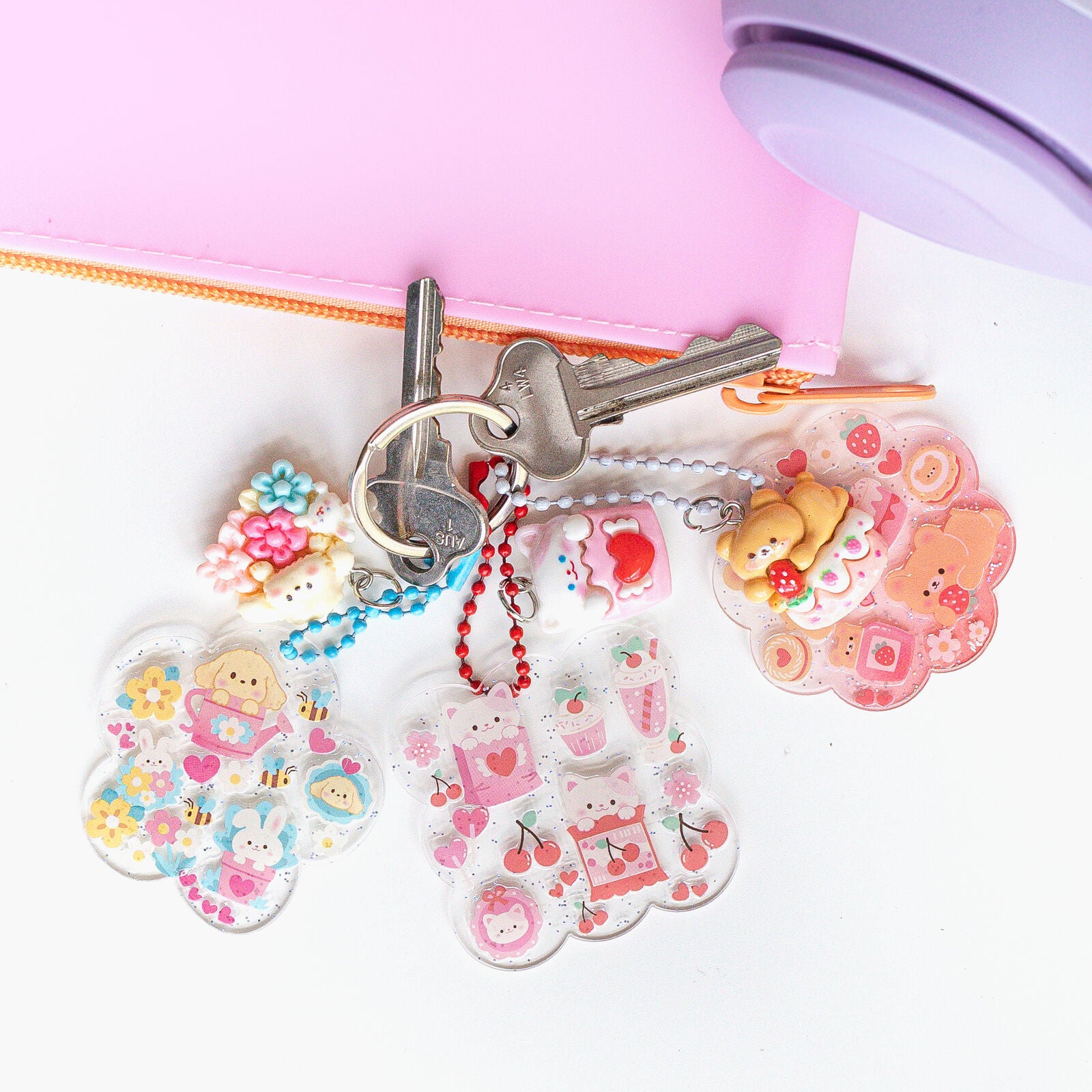 Tiger Tribe -  Sticker Craft Kit | Kawaii Bag Charms