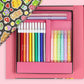 Tiger Tribe Great Big Colouring Set - Magical Mini Worlds