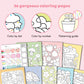 Tiger Tribe Great Big Colouring Set - Magical Mini Worlds