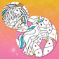 Tiger Tribe Colour by Numbers - Unicorn Dreaming