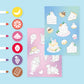 Tiger Tribe Scented Stack of Stickers - Dreamy Desserts