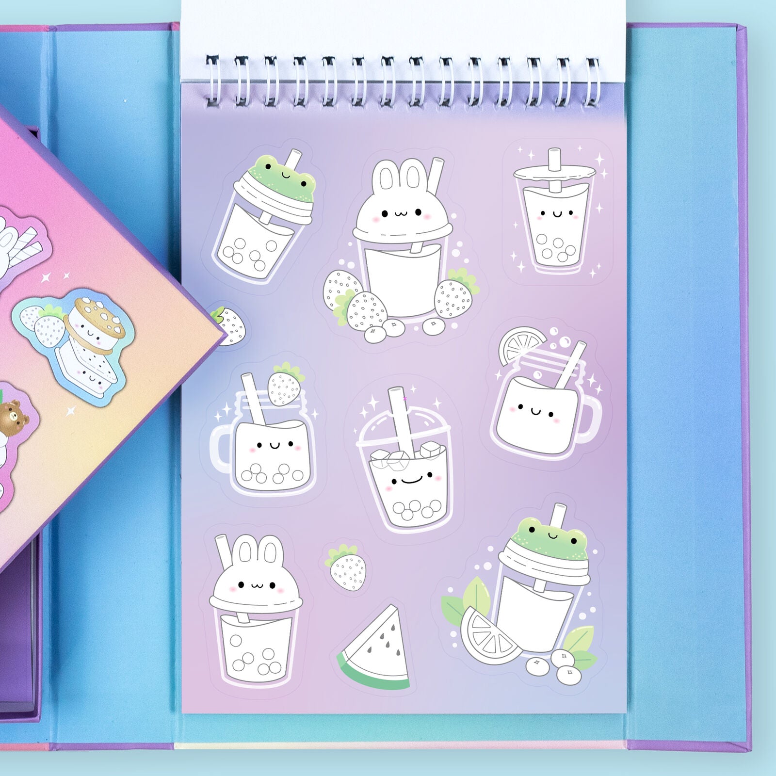 Tiger Tribe Scented Stack of Stickers - Dreamy Desserts