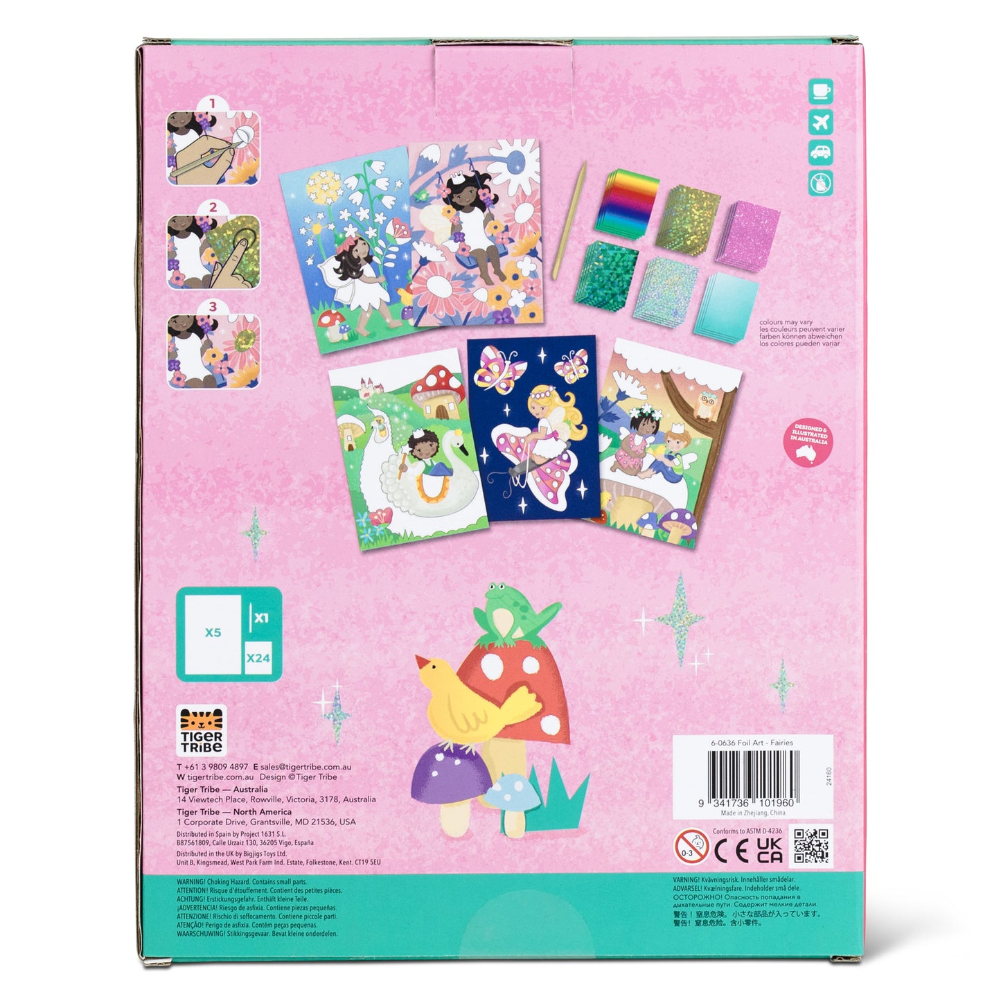 Tiger Tribe Foil Art - Fairies