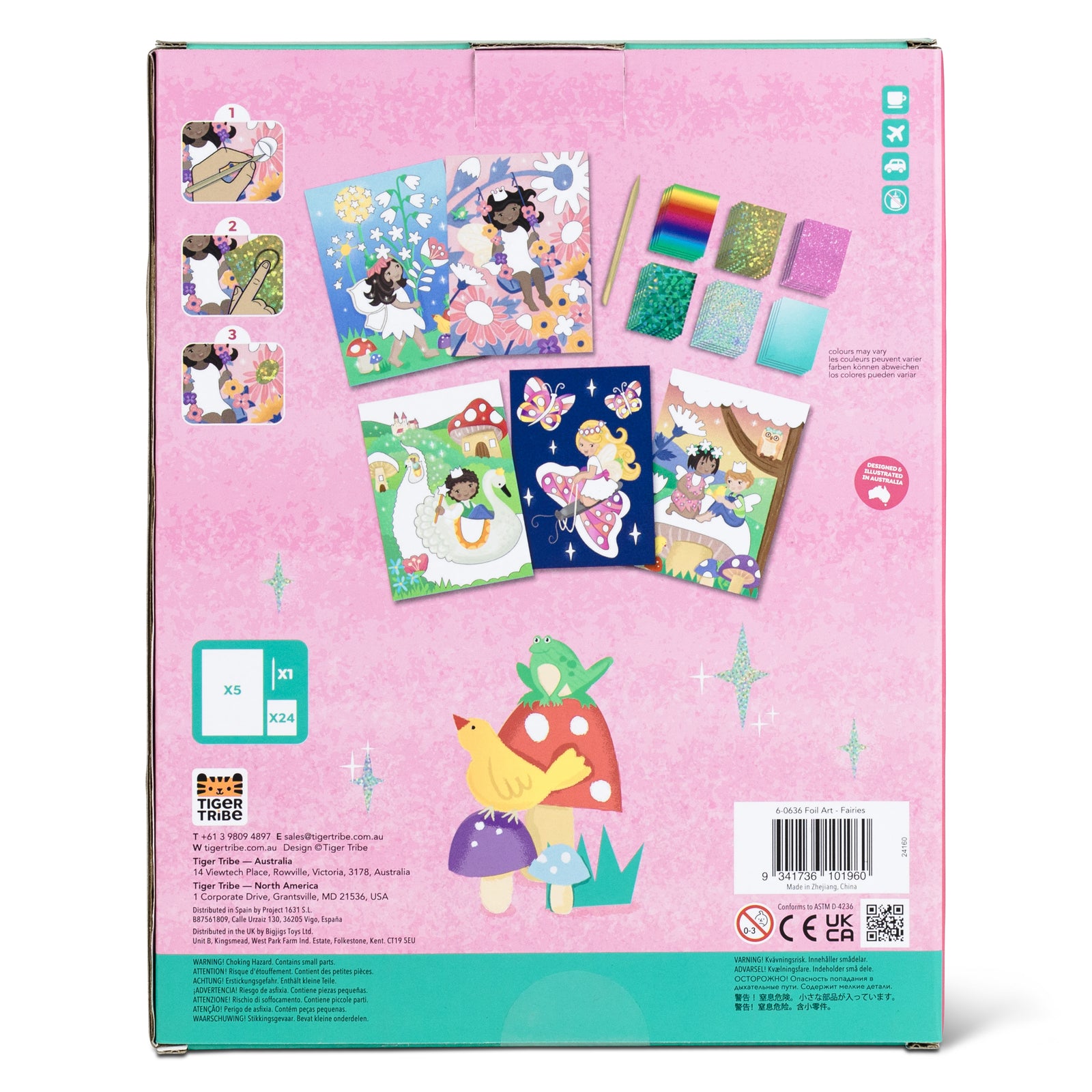 Tiger Tribe Foil Art - Fairies