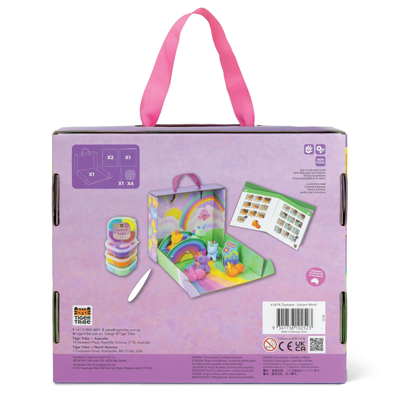 Tiger Tribe Claytopia - Unicorn World