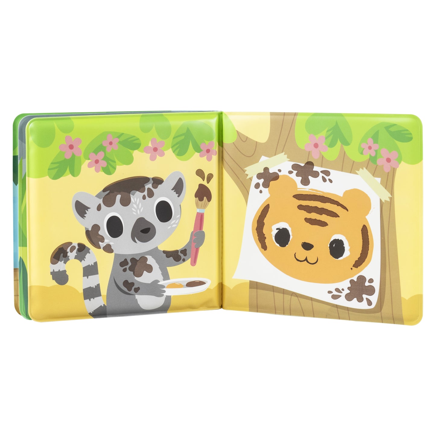 Tiger Tribe Bath Book - Messy Jungle