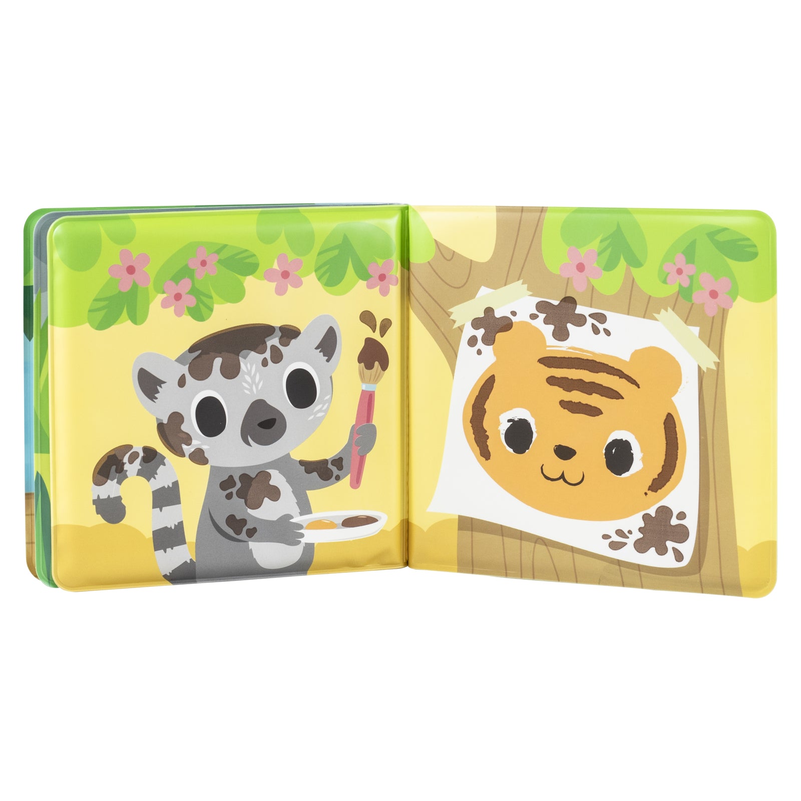 Tiger Tribe Bath Book - Messy Jungle