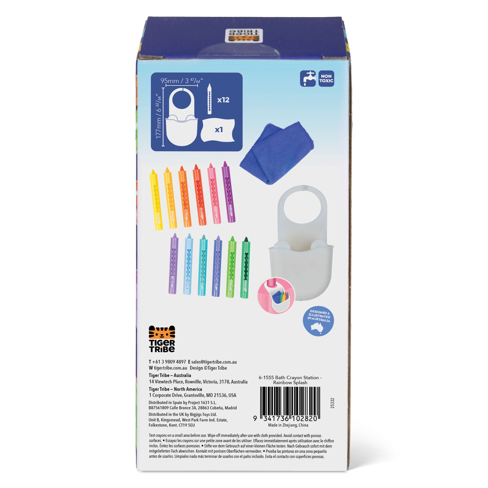 Tiger Tribe - Bath Crayon Station | Rainbow Splash