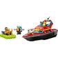 LEGO City Fire Rescue Boat 60373