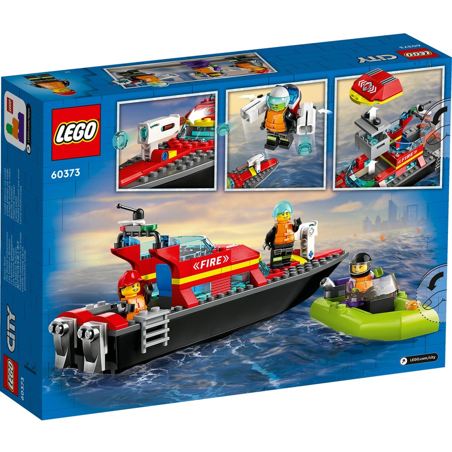 LEGO City Fire Rescue Boat 60373